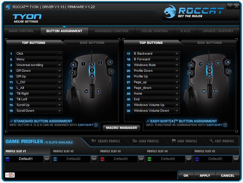 roccat tyon software