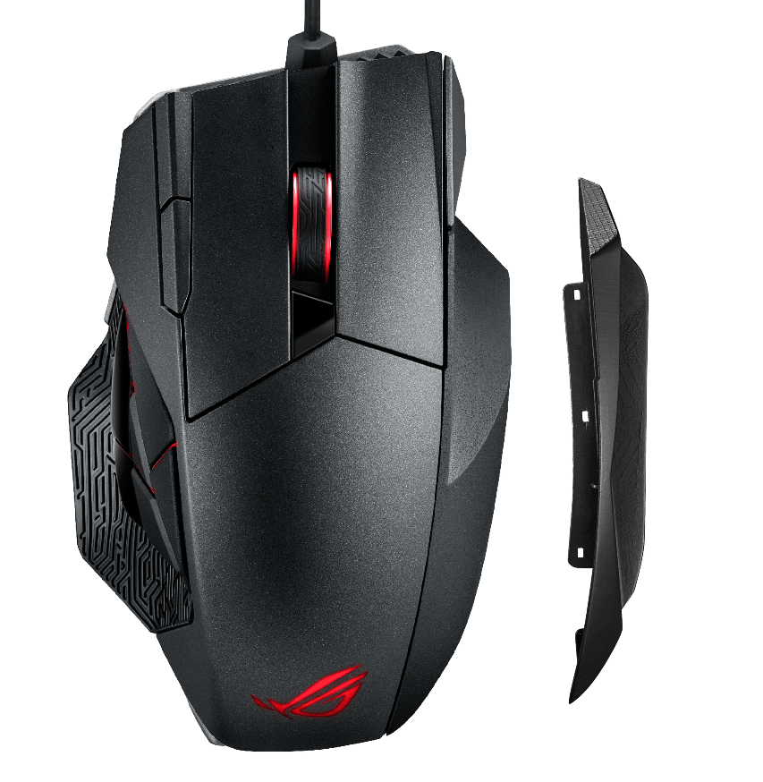ROG Spatha with 3D printed side right side panel