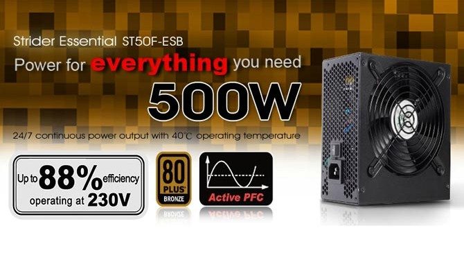 SilverStone ST50F-ESB 500W Power Supply Overview 