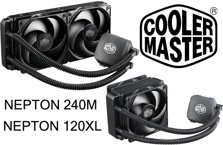 Cooler Master Nepton 120XL and 240M AIO CPU Coolers Review | Play3r
