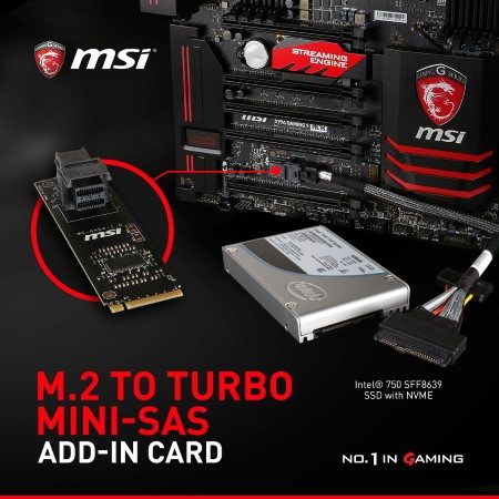 MSI Releasing M.2 to Turbo Mini-SAS add-in cards 3