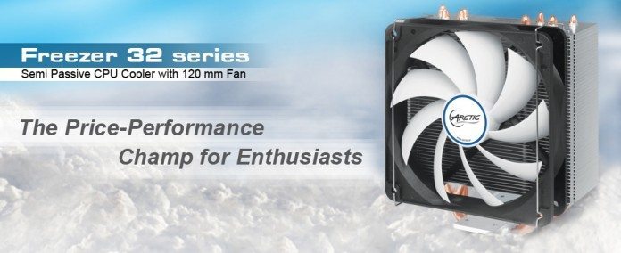 The Freezer i32/A32 is the first semi passive ARCTIC cooler 1