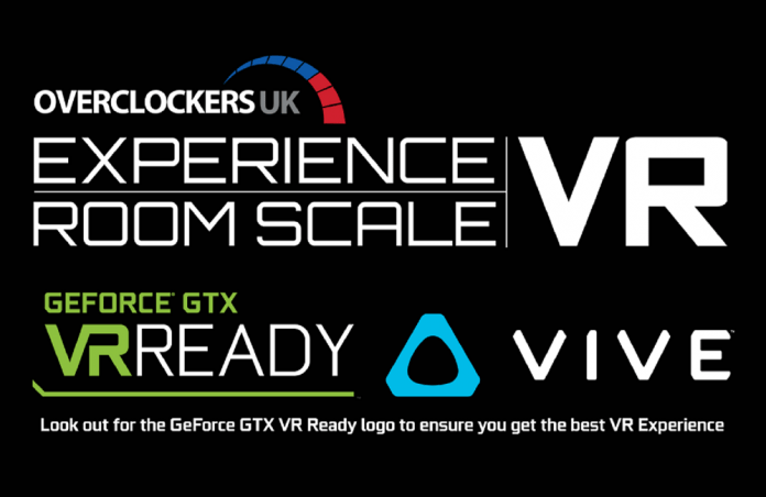 Overclockers UK Introduce Room Scale VR in Association With Vive. 