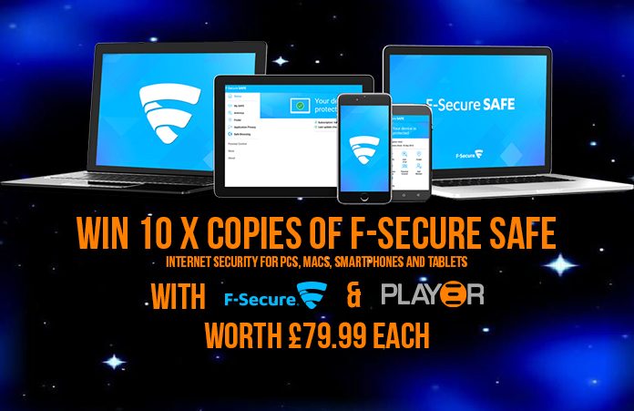 Win 10 x F-Secure SAFE Internet Security Codes For PC, Mac & Android with F-Secure & Play3r.net 