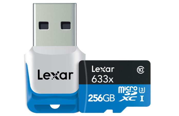 Lexar Announces 256GB High-Performance 633x microSDXC UHS-I (U3) Card 