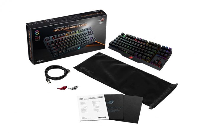 ASUS Announces ROG Claymore and ROG Claymore Core With Cherry MX RGB Switches 6