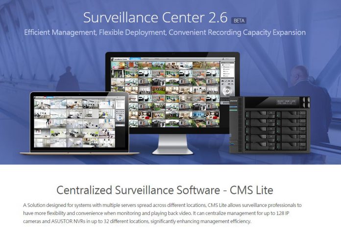 ASUSTOR Launches Surveillance Center 2.6 Beta Featuring Centralized Management Software CMS Lite 