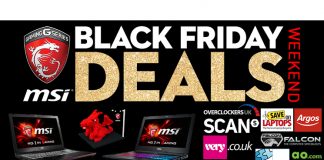 MSI Joins in the Black Friday Fun 