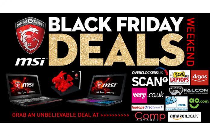 MSI Joins in the Black Friday Fun 