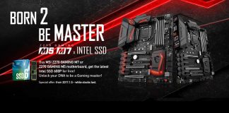 Free Intel 600p M.2 NVMe SSD With MSI Z270 GAMING M5 & M7 Motherboards 