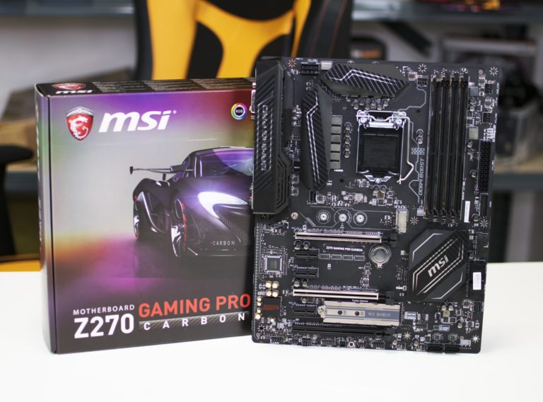 MSI Z270 GAMING PRO CARBON Motherboard Review