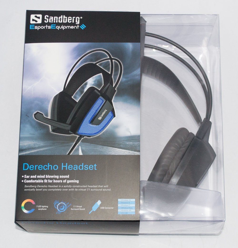 Sandberg Derecho Gaming Headset box