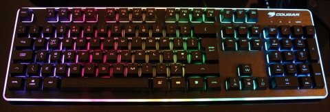 Cougar deathfire keyboard lit up