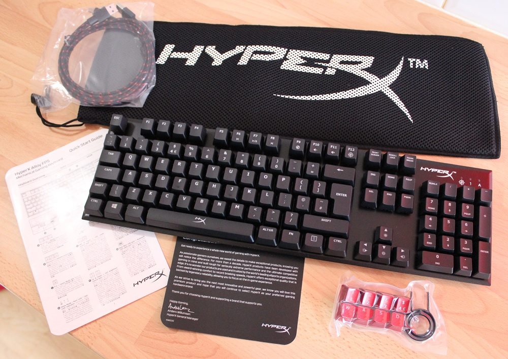 hyperx alloy fps box contents 