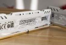 Ballistix Sport LT 2666MHz DDR4 16GB Close Up