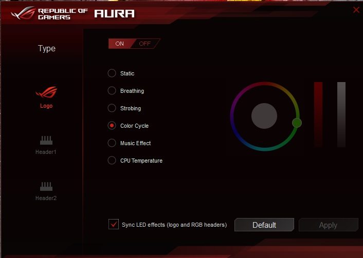 CM MasterFan Pro RGB ROG Aura