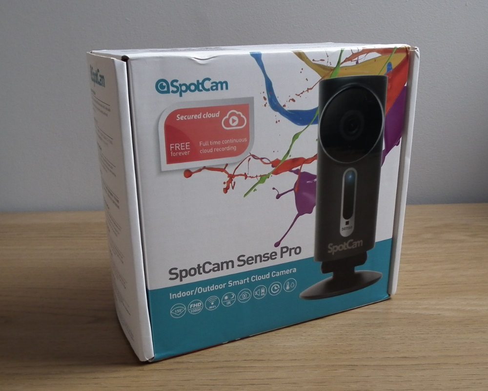 SpotCam Sense Pro Box Front