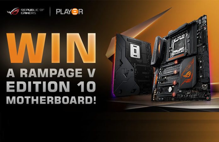 Win a ROG Rampage V Edition 10 Motherboard