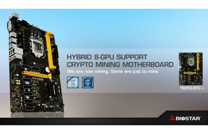 BIOSTAR 8-Slot PCI-e Mining Motherboard Feature