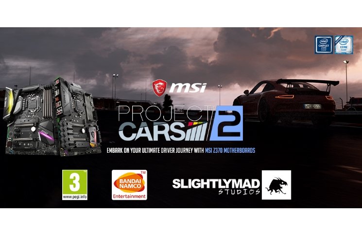 MSI bundle Project CARS 2 with selected motherboards
