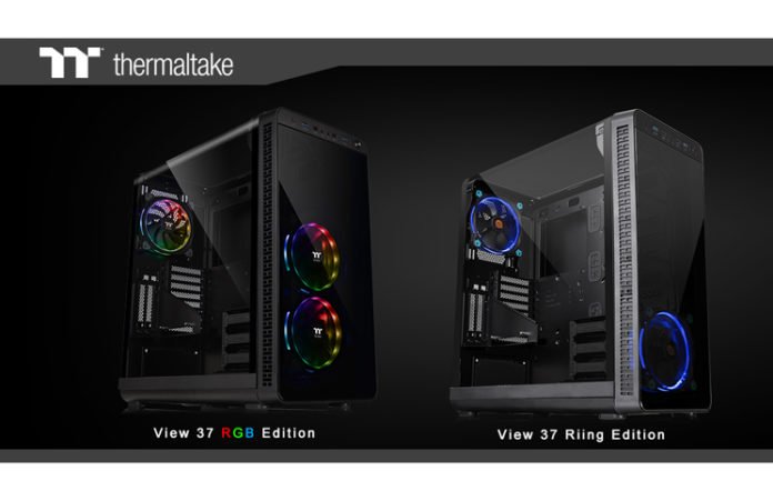 Thermaltake Unveils View 37 RGB Edition and View 37 Riing ...