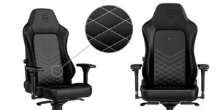 noblechair HERO Black and White Feature