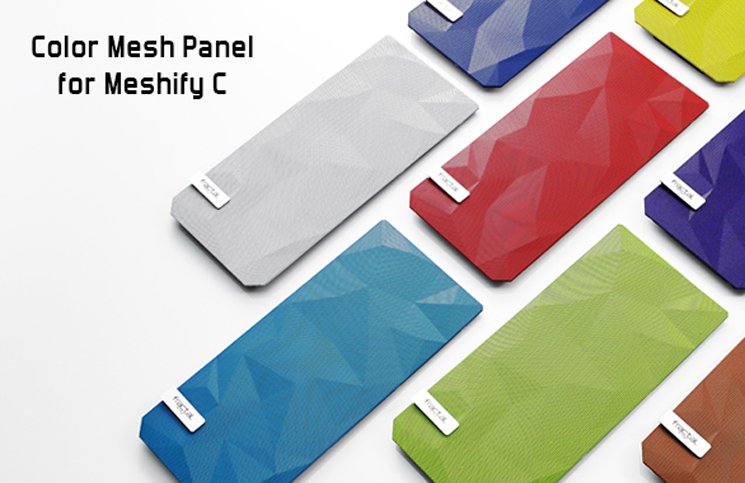 Fractal Design Launches Colored Mesh Fronts for Meshify C