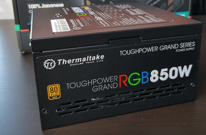 Thermaltake Toughpower Grand RGB 850 watt Power Supply Review Featured Image