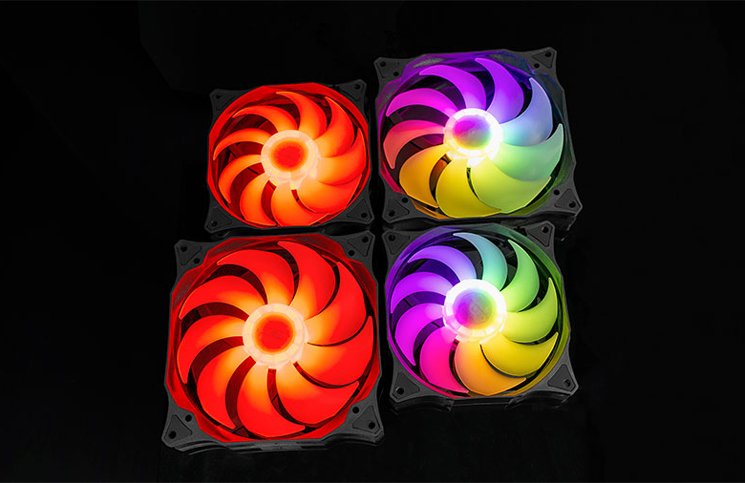 SilentiumPC Presents New Stella HP ARGB / RGB Case Fans