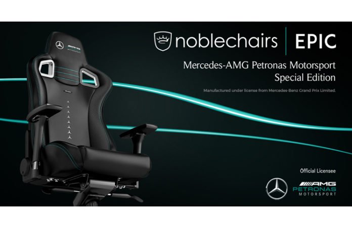 noblechairs EPIC Mercedes-AMG Petronas Motorsport Edition Feature