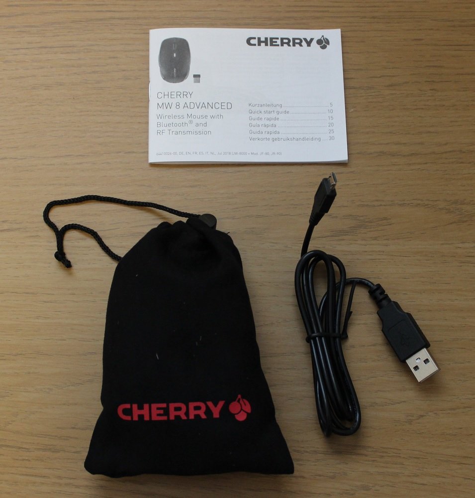Cherry MW8 Advanced Box contents