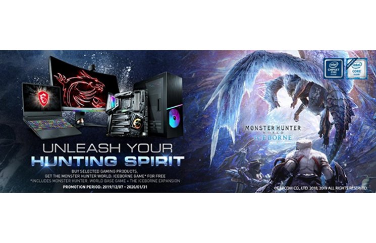 MSI Brings Monster Hunter World: Iceborne Bundle Promotion to Multiple Products