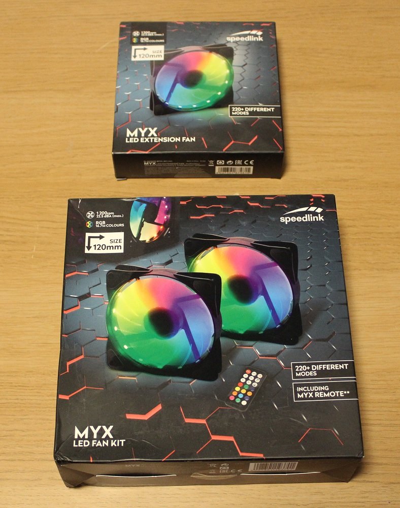 Speedlink MYX LED Fan Kit box top
