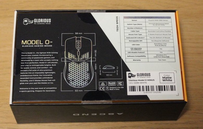 glorious pc gaming mouse model 0 box bottom