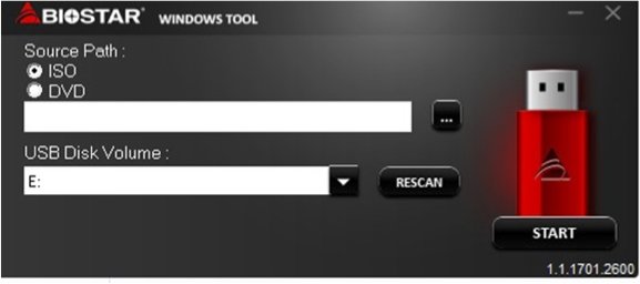 BIOSTAR Windows tool graphic