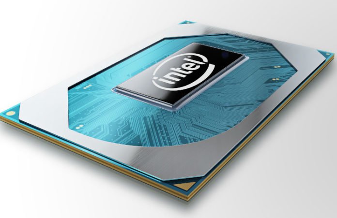 A reender of an Intel Comet Lake-H Laptop Processor