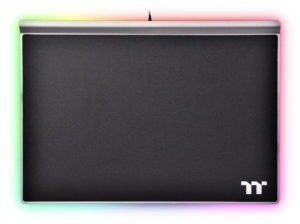 Thermaltake Argent MP1 RGB Mouse Pad. It's a mouse pad, but thicker to accomodate RGB LEDs.