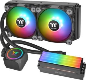 The Thermaltake Floe RC240 with TOUGHRAM RC modules.