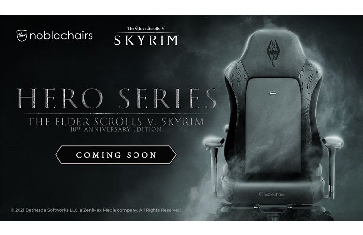 The Newest noblechairs HERO & Bethesda Collab is Skyrim