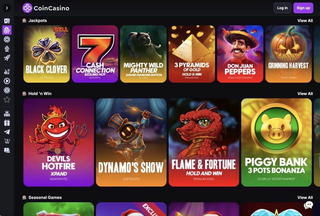 CoinPoker Casino CoinCasino Screenshot